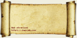 Sara Kalinić vizit kartica